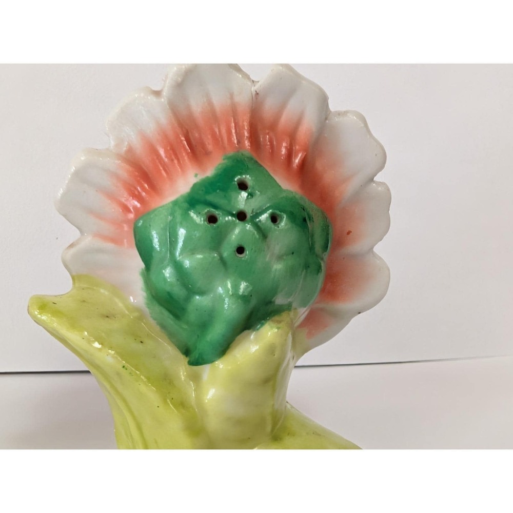VTG Anthropomorphic Flower, Sunflower, Salt & Pepper Shakers Novelty JAPAN Sleep - Picture 9 of 16